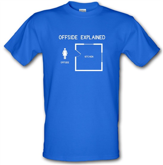 Offside Explained t-shirts
